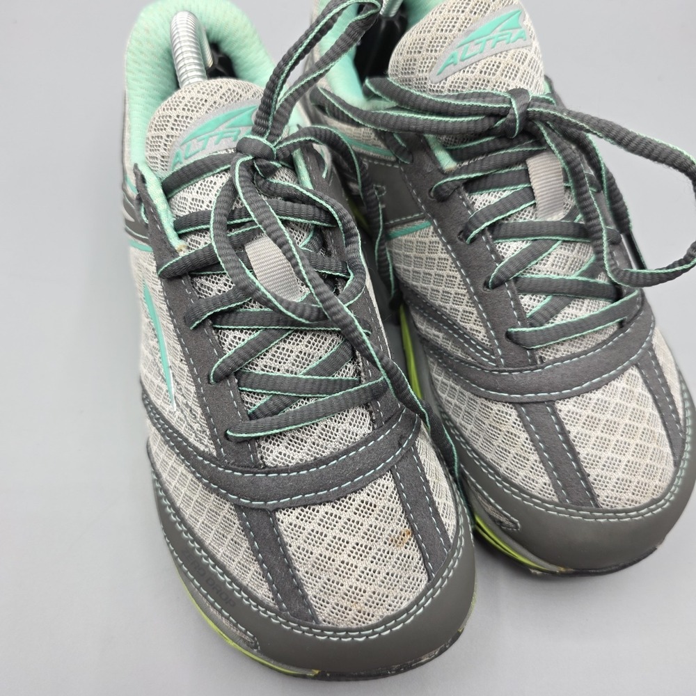 Altra Provisioness Running Shoes Womens 6.5 Gray Green Sneakers Athletic Walking - Picture 2 of 13